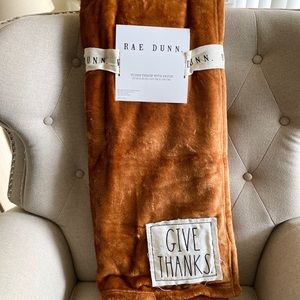 🍂Rae Dunn Give Thanks Throw Blanket